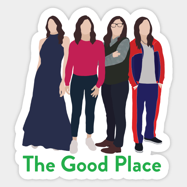 the good place janets illustration Sticker by WorkingOnIt